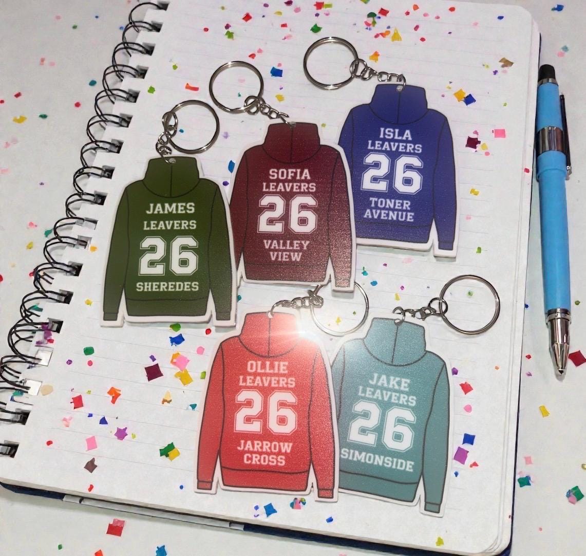 Personalised School Leavers Keyring – Class of 2026 Gift | Year 6 ...