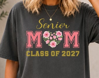 Personalised Vintage Year Senior Shirt: Custom Graduate Picture Shirt, Class of 2027 Graduation Gift, Retro Senior Boy Girl Shirt