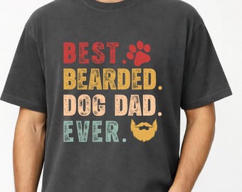 Best Bearded Dad Ever Shirt, Fathers Day Tee