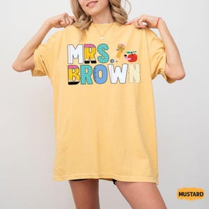 Personalized Teacher T-Shirt – Custom Name, Teacher Appreciation Gift image 7