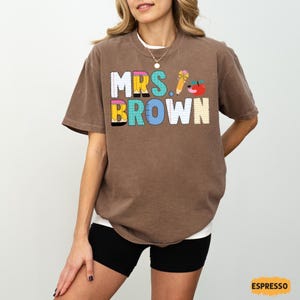 Personalized Teacher T-Shirt – Custom Name, Teacher Appreciation Gift image 4