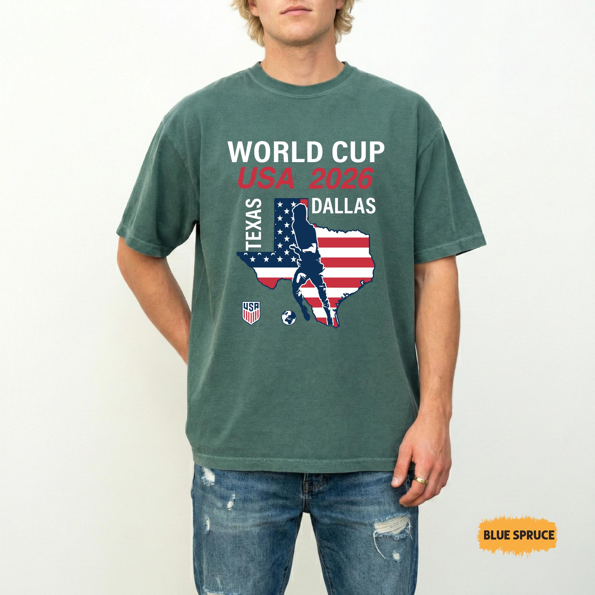 Dallas Texas World Cup 2026 Shirt, FIFA 2026 Sports Event T-shirt