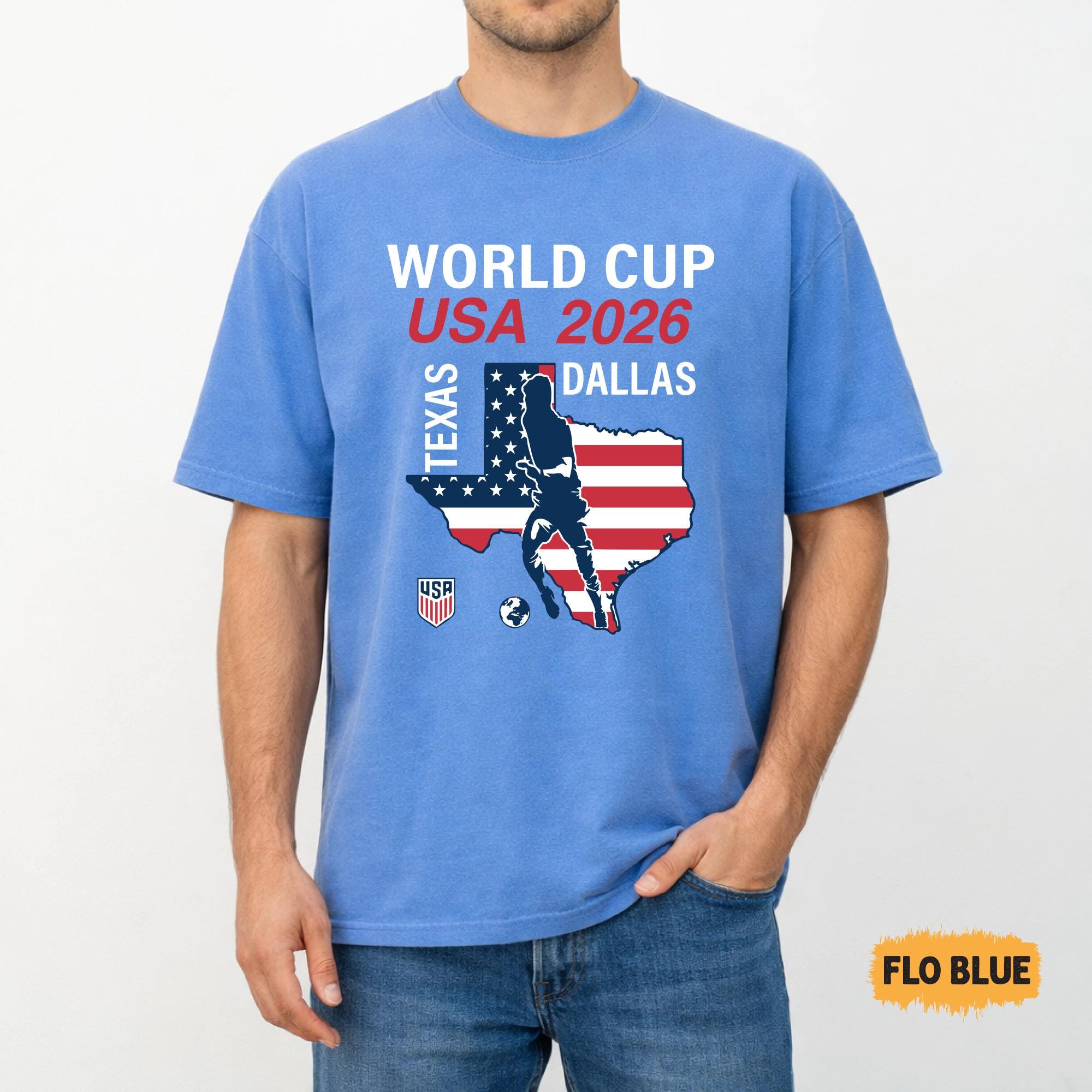 Dallas Texas World Cup 2026 Shirt, FIFA 2026 Sports Event T-shirt
