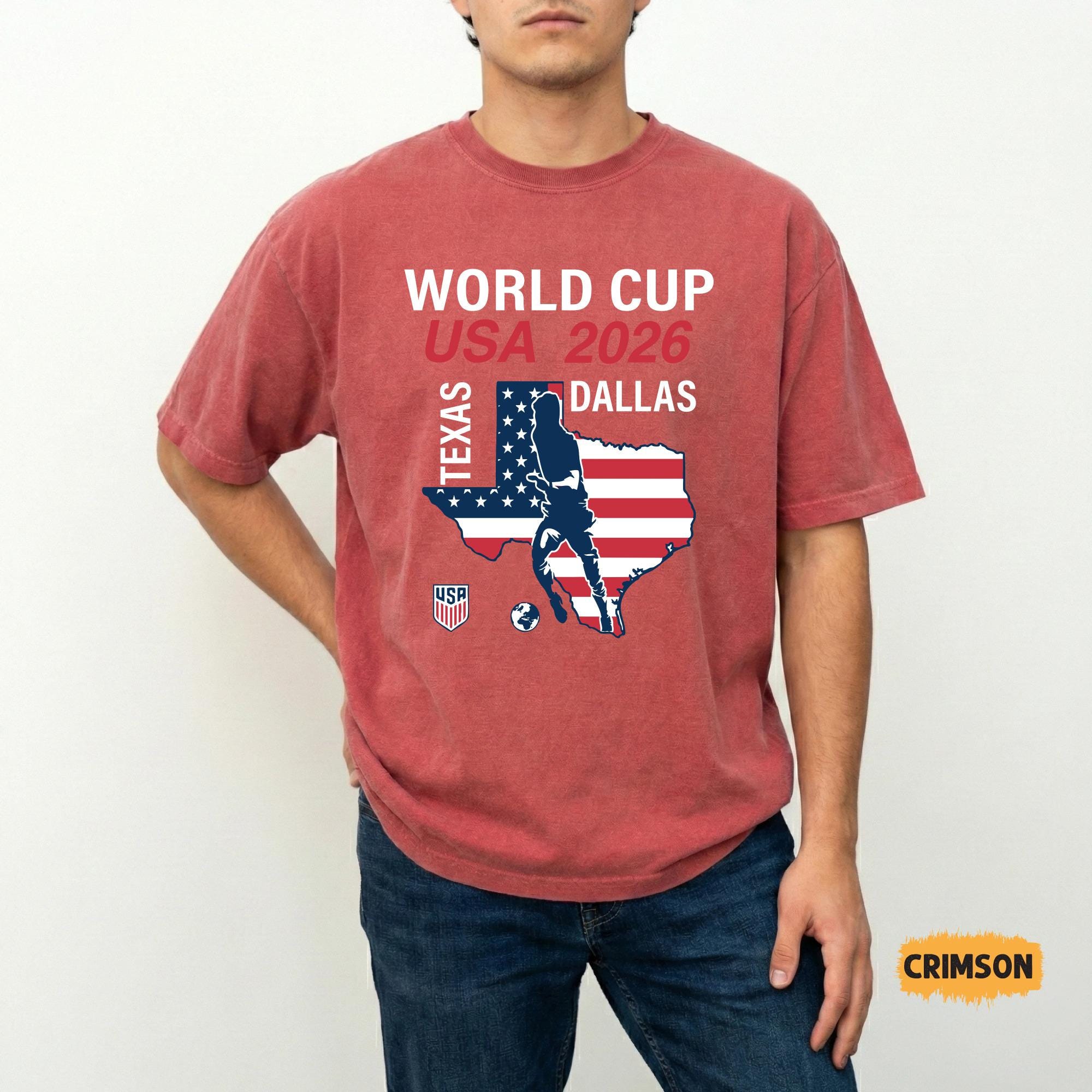 Dallas Texas World Cup 2026 Shirt, FIFA 2026 Sports Event T-shirt