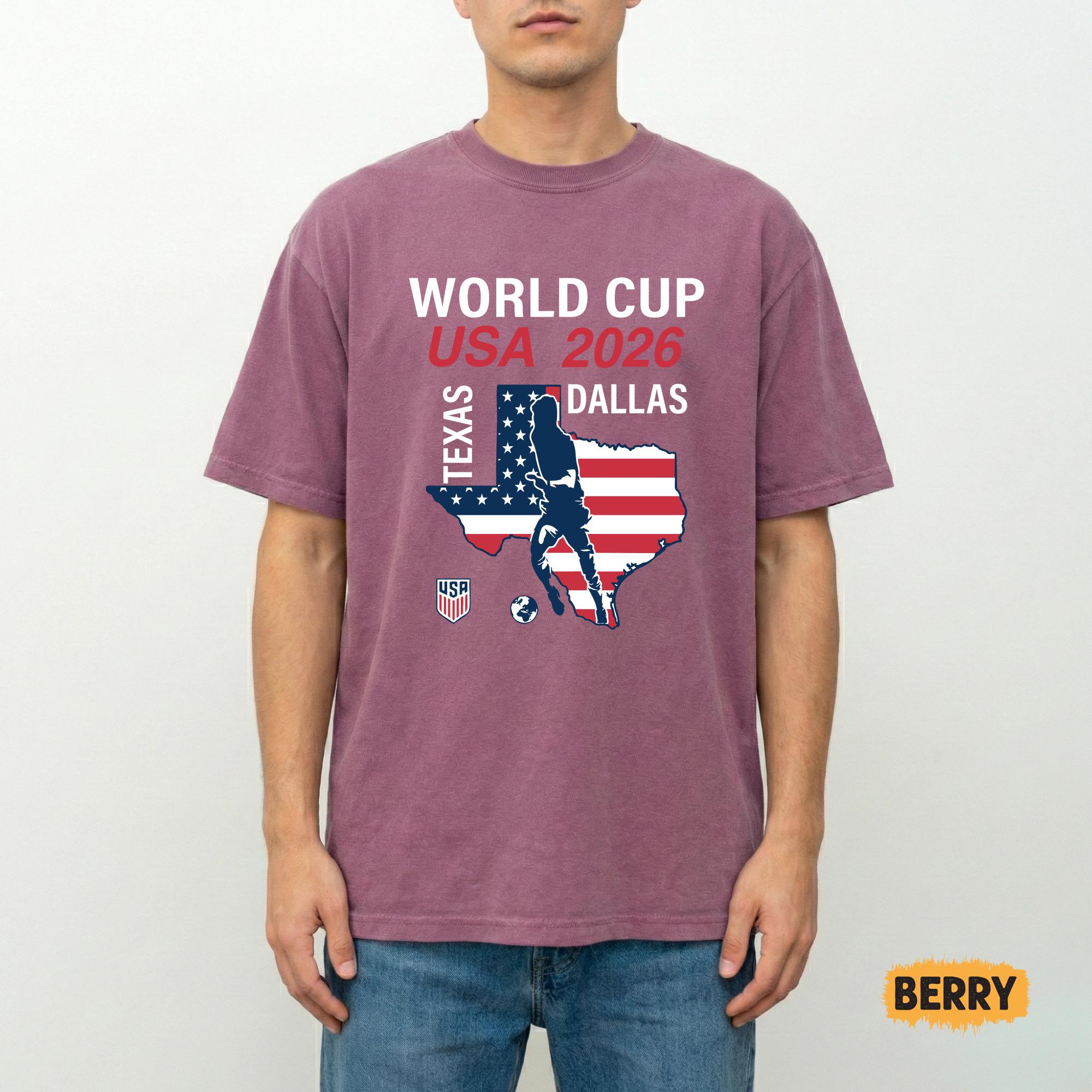 Dallas Texas World Cup 2026 Shirt, FIFA 2026 Sports Event T-shirt