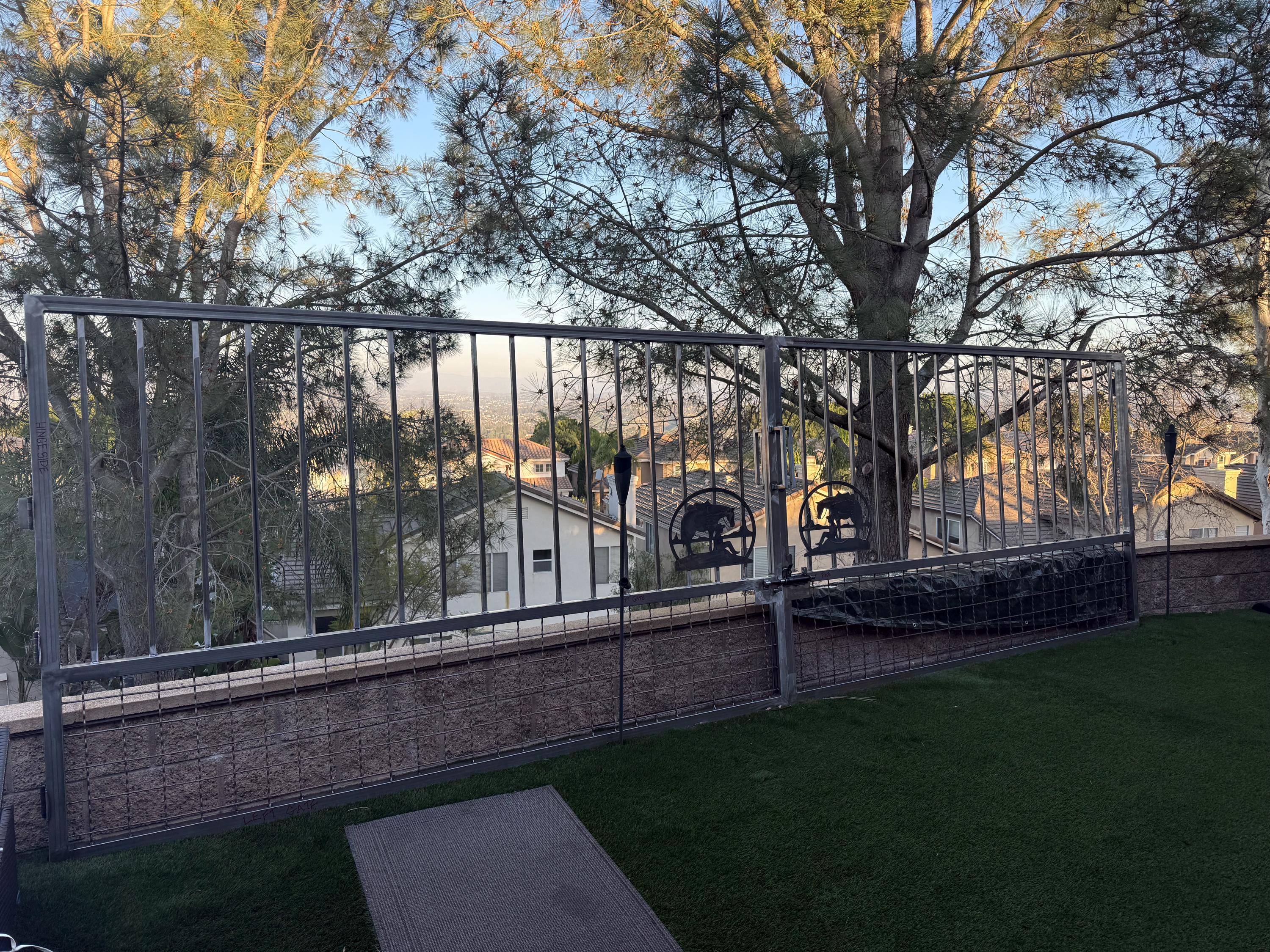 Ranch Gates: Handmade Metal Swinging or Sliding Farm Estate or Business ...
