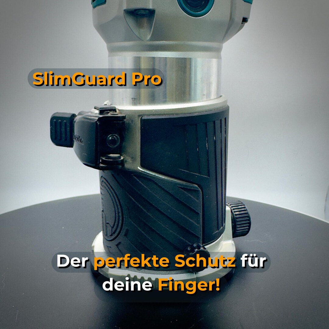 Hand Router Bit Guard Slimguard Pro Hand Guard for Makita DRT50 / RT0700 | 3D Printed Router ...