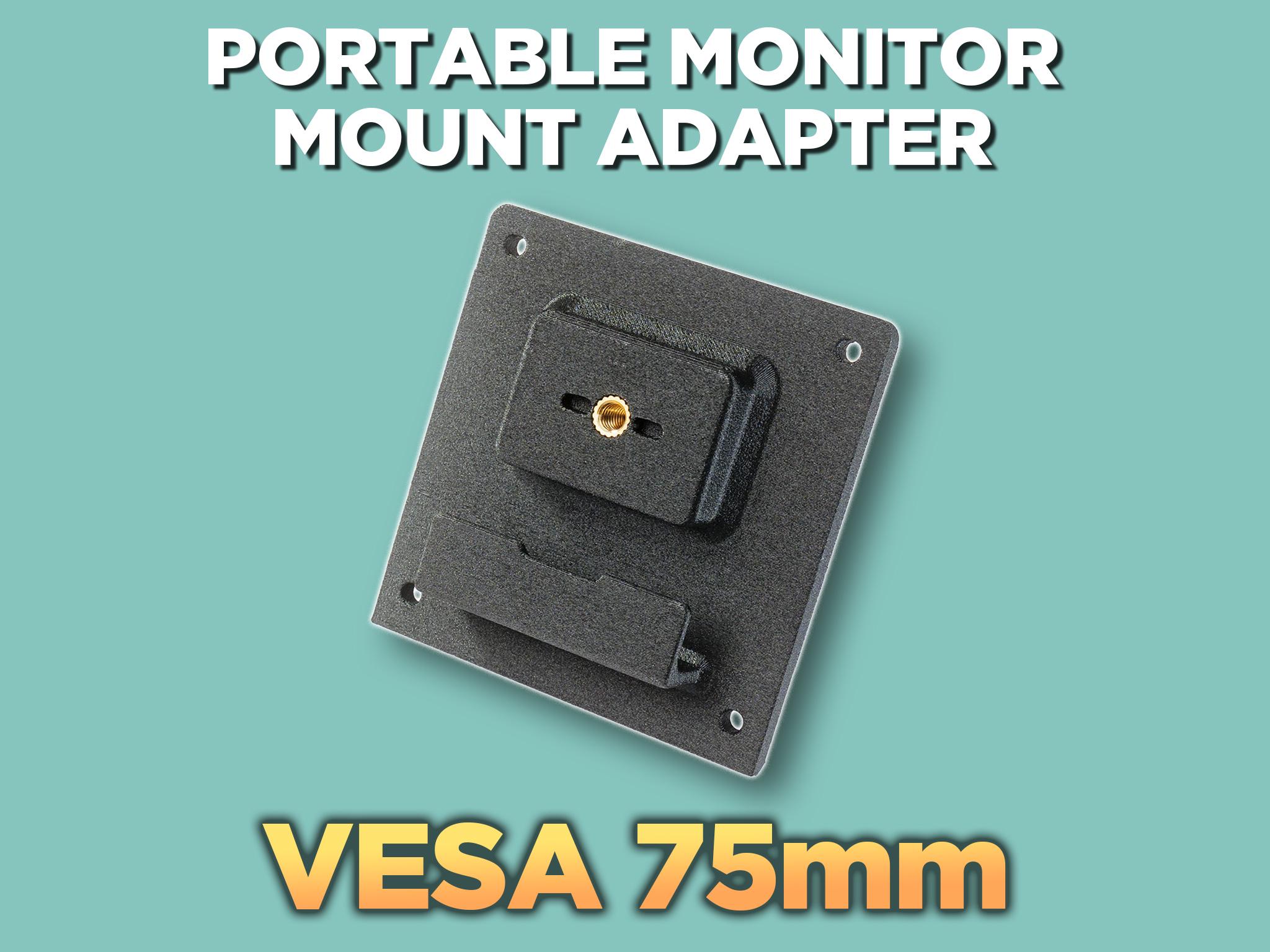 ポータブルモニター 75 mm VESA - 1/4
