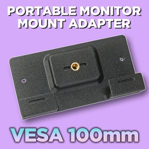 Portable Monitor 100 mm VESA zu 1/4" Adapter (2-Schrauben-Version)