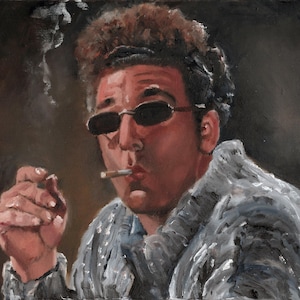 The Hip Man, 2025, Oil on canvas, 8&quot;x10&quot;