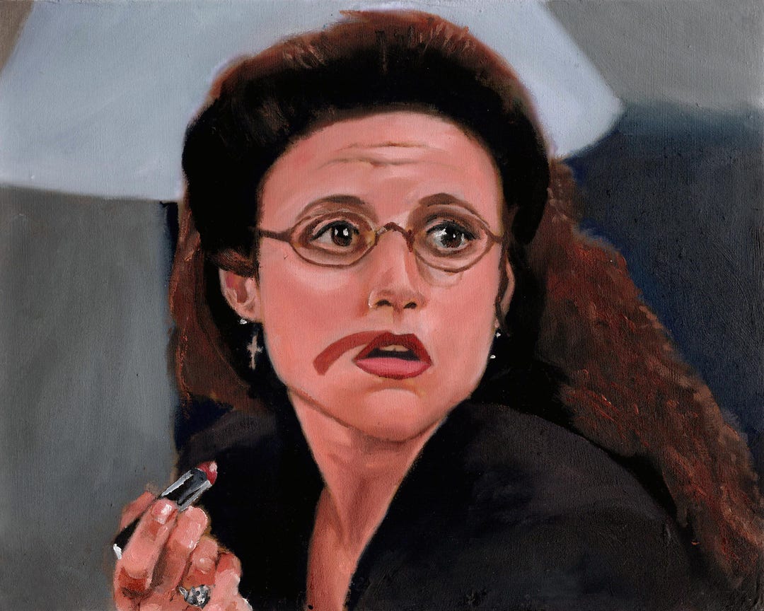 Seinfeld Painting Print - Face Like a Frying Pan - Etsy