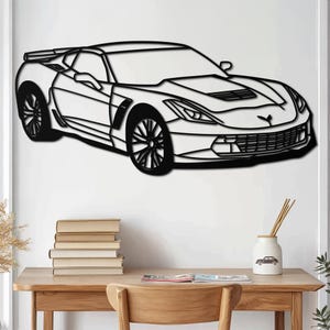 Metal Car Wall Art, Car Enthusiast Gift, Racing Car Sign, Automotive Decor, Garage Art, Car Lover Wall Decor, Sports Car Art, Gift for Him