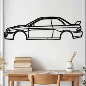 Metal Car Wall Art, Car Enthusiast Gift, Racing Car Sign, Automotive Decor, Garage Art, Car Lover Wall Decor, Sports Car Art, Gift for Him