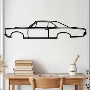 Metal Car Wall Art, Car Enthusiast Gift, Racing Car Sign, Automotive Decor, Garage Art, Car Lover Wall Decor, Sports Car Art, Gift for Him,