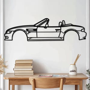 Metal Car Wall Art, Car Enthusiast Gift, Racing Car Sign, Automotive Decor, Garage Art, Car Lover Wall Decor, Sports Car Art, Gift for Him
