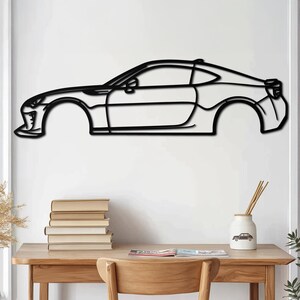 Metal Car Wall Art, Car Enthusiast Gift, Racing Car Sign, Automotive Decor, Garage Art, Car Lover Wall Decor, Sports Car Art, Gift for Him