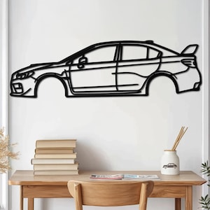 Metal Car Wall Art, Car Enthusiast Gift, Racing Car Sign, Automotive Decor, Garage Art, Car Lover Wall Decor, Sports Car Art, Gift for Him