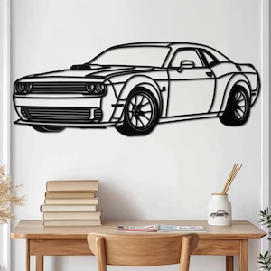 Metal Car Wall Art, Car Enthusiast Gift, Racing Car Sign, Automotive Decor, Garage Art, Car Lover Wall Decor, Sports Car Art, Gift for Him