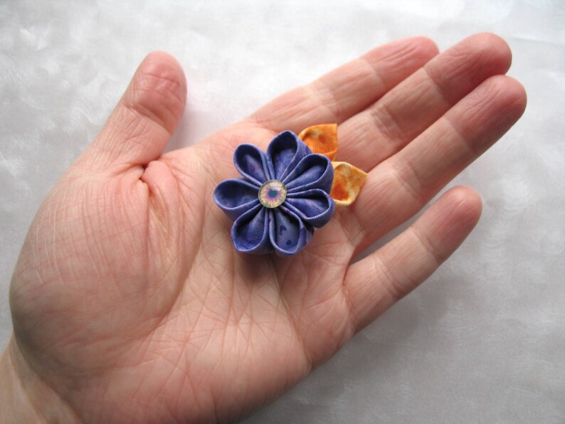 Serpent of the Sunset Fields Kanzashi Hair Flower