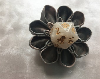 Mist Weaver Dice Flower Hair Clip