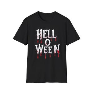 Halloween Horror T-Shirt - Spooky Scary Unisex Tee - Creepy Graphic Shirt - Horror Movie Fan Gift - 2025 Trendy Halloween Top
