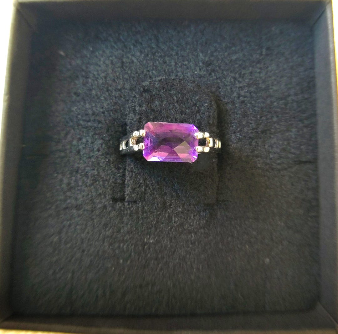 Natural Ember Garnet, Natural White Zircon Ring In Rhodium Overlay Sterling Silver 1.24 Ct. M7815232