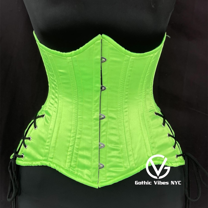 Solid Color Stitching Lace Soft Cute Youth Looking Boning Corset Vest