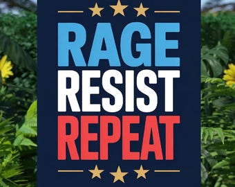 Rage Against the Regime Protest Sign, Anti Trump Immigration Rights Sign, Abolish ICE Sign, Pro Immigrant Rally Sign, Social Justice Sign