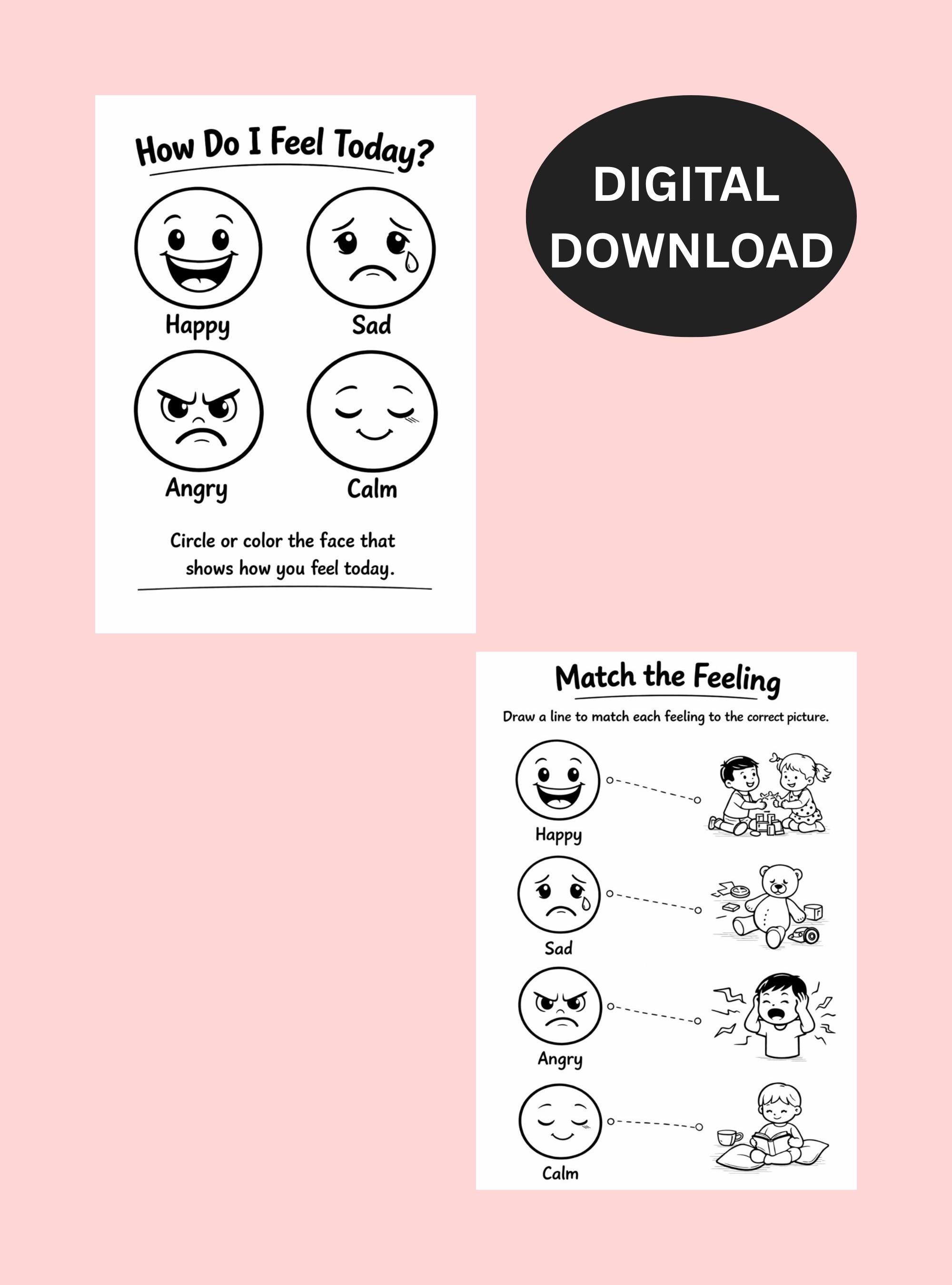 Calm Down Activities for Kids | Printable SEL Worksheets | My Calm ...