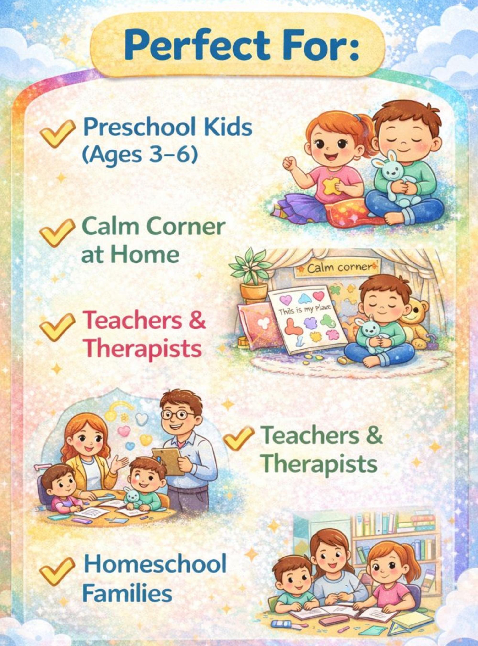 SEL Calm Down Workbook for Kids Ages 3–6 | Social Emotional Learning ...