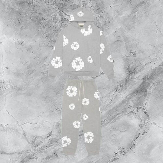 Denim Tears T-Shirt & Shorts Set - Baumwolle Trainingsanzug Für Sommer Unisex