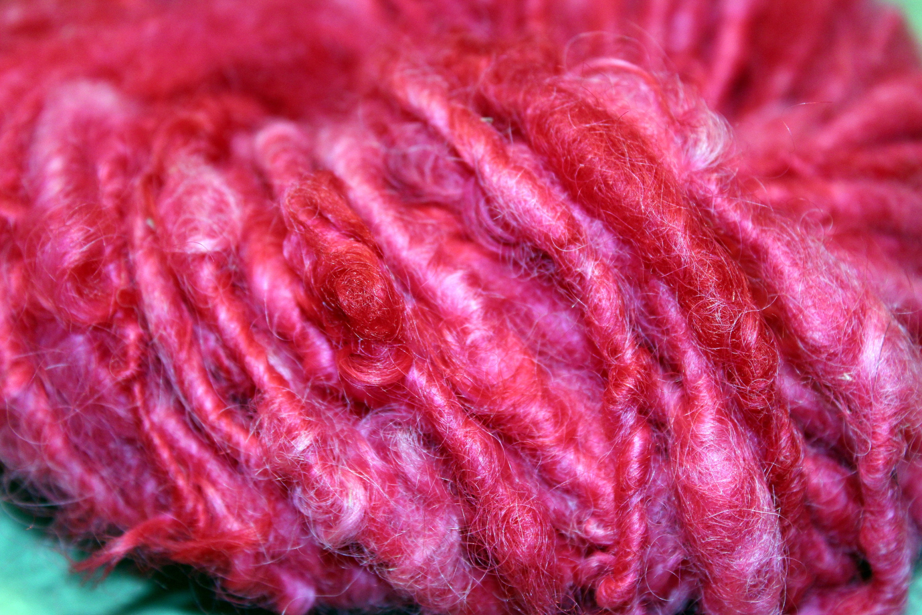 Bulky Art Yarn Wensleydale lockspun knitting yarn of single Etsy