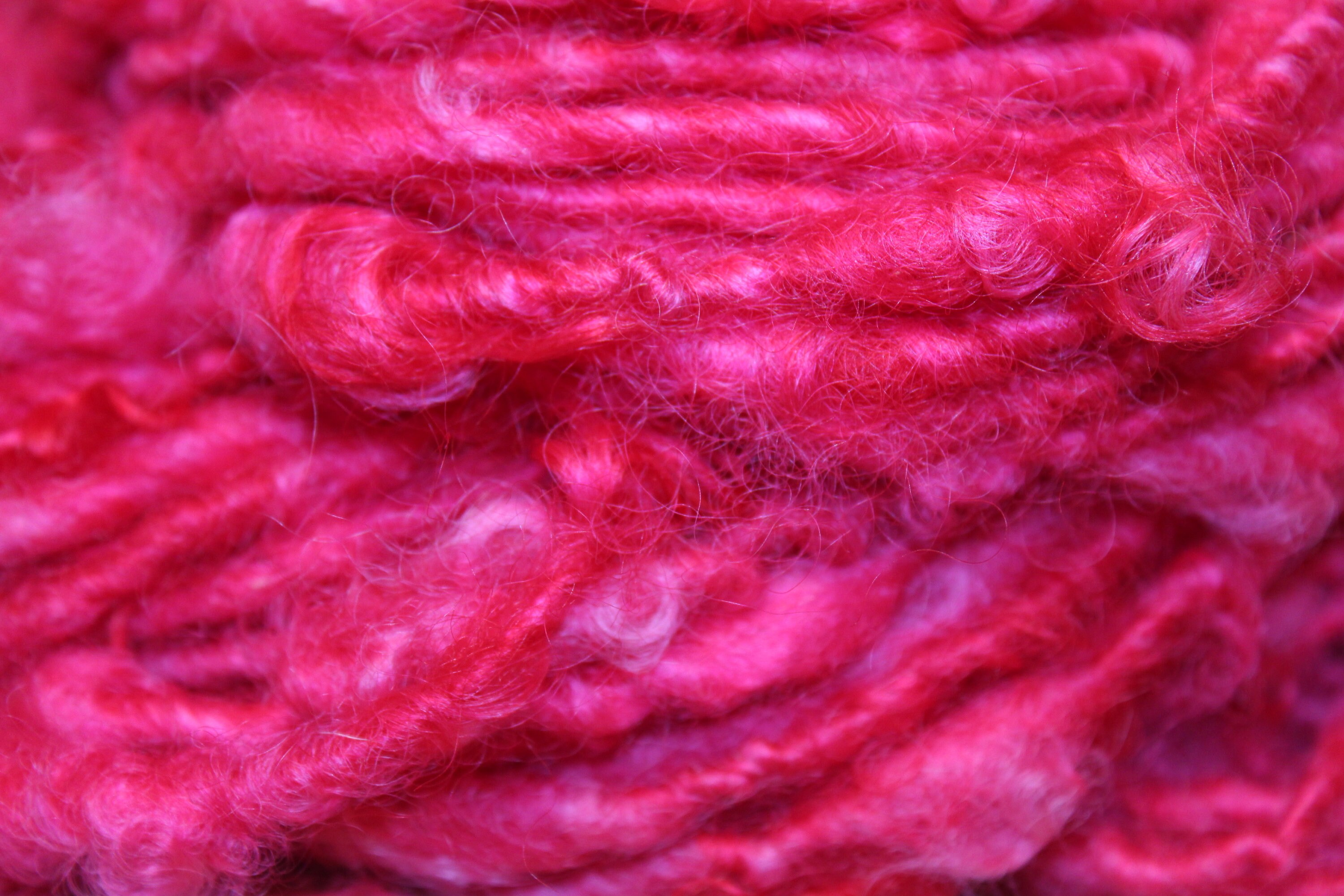 Bulky Art Yarn Wensleydale Lockspun Knitting Yarn of Single Etsy