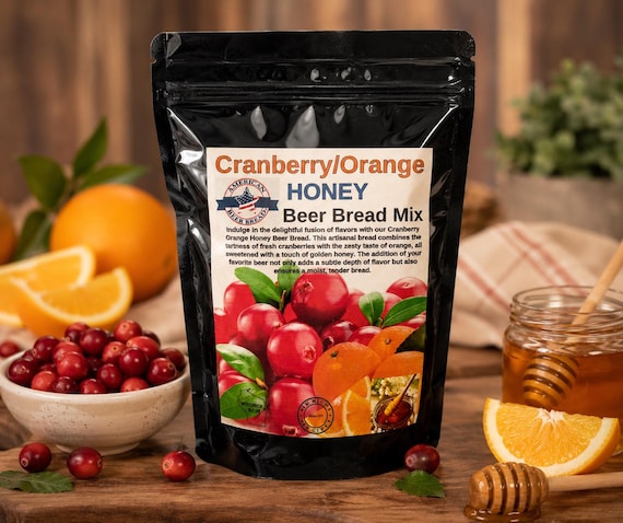Cranberry Orange Honey Beer Bread Mix-