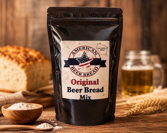 Original White Beer Bread Mix - Just Add One Beer! Easy No-Knead Homemade Bread