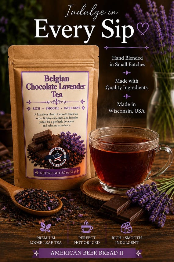 Belgian Chocolate Lavender Tea – Loose Leaf Tea