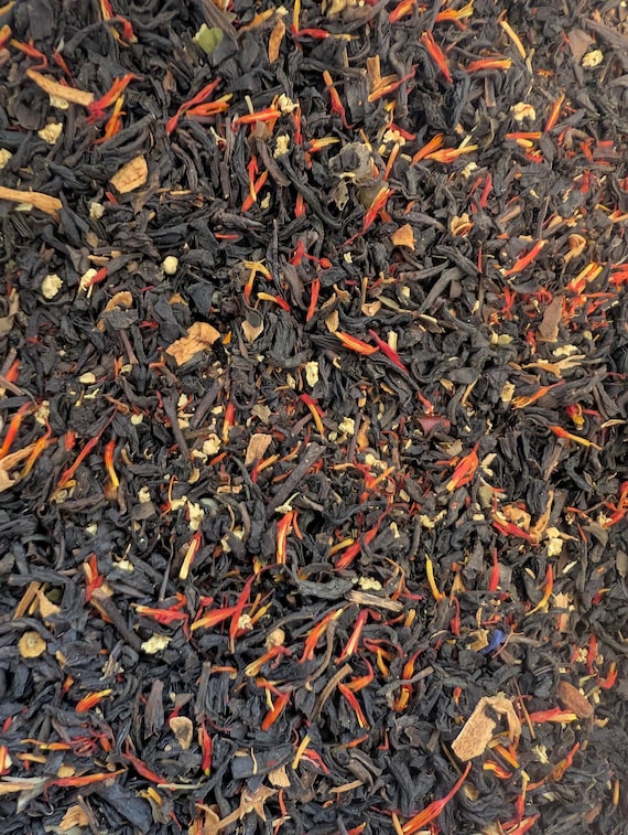 Luscious Peach Tea – Ceylon Black Blend with Peach Pieces, Marigold Flowers