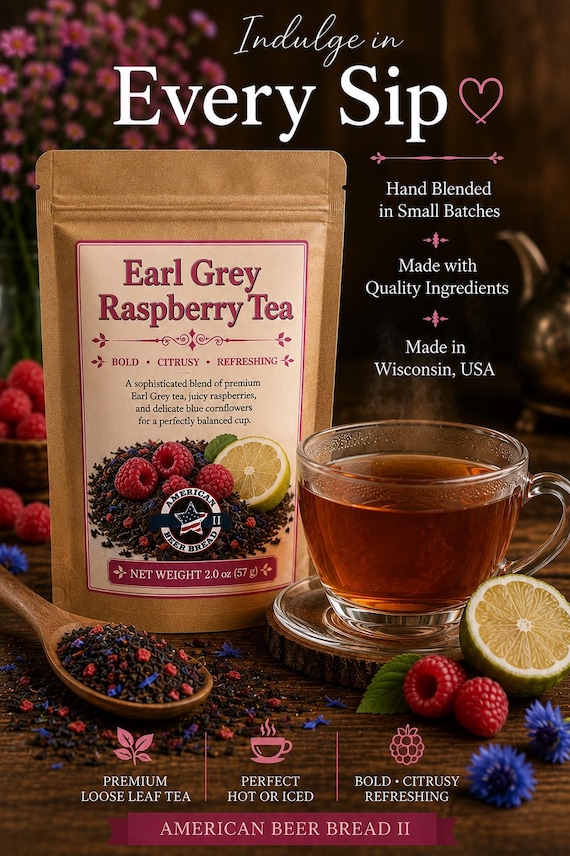 Earl Grey Raspberry Loose Leaf Tea