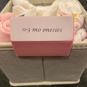 Bin labels, Basket Labels, Bin Tags, Drawer Divider Labels, Home Organization, clothing labels, nursery dresser drawer labels