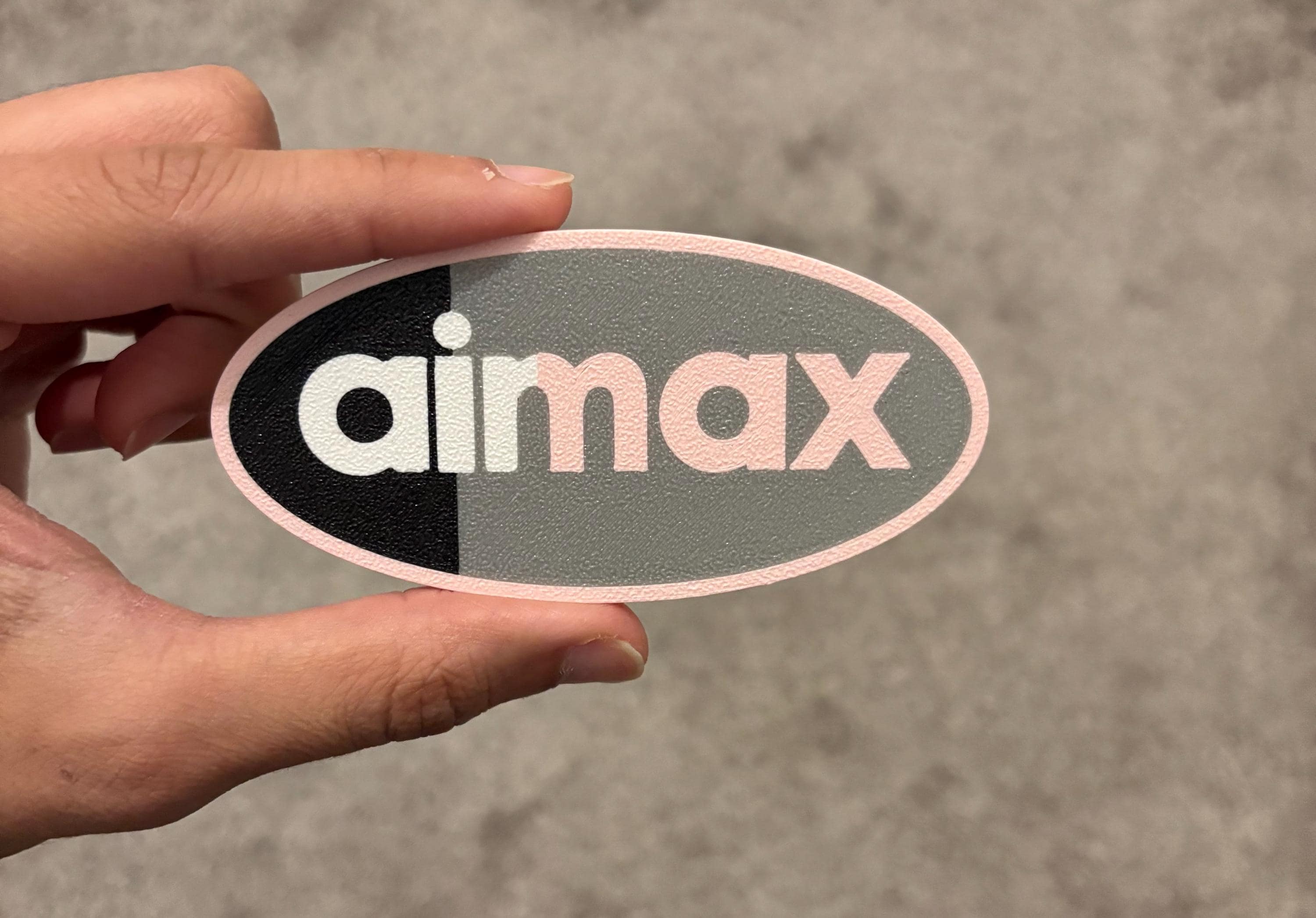 Air Max 95 roze foam 3D-geprinte plaquette decor cadeau met standaard groot