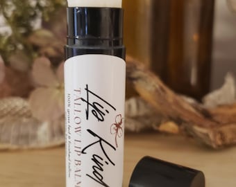 Lip Kind Natural Tallow Lip Balm – Hydrating & Nourishing with Beeswax, Vanilla Bean