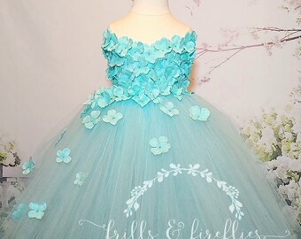 tiffany blue girls dress