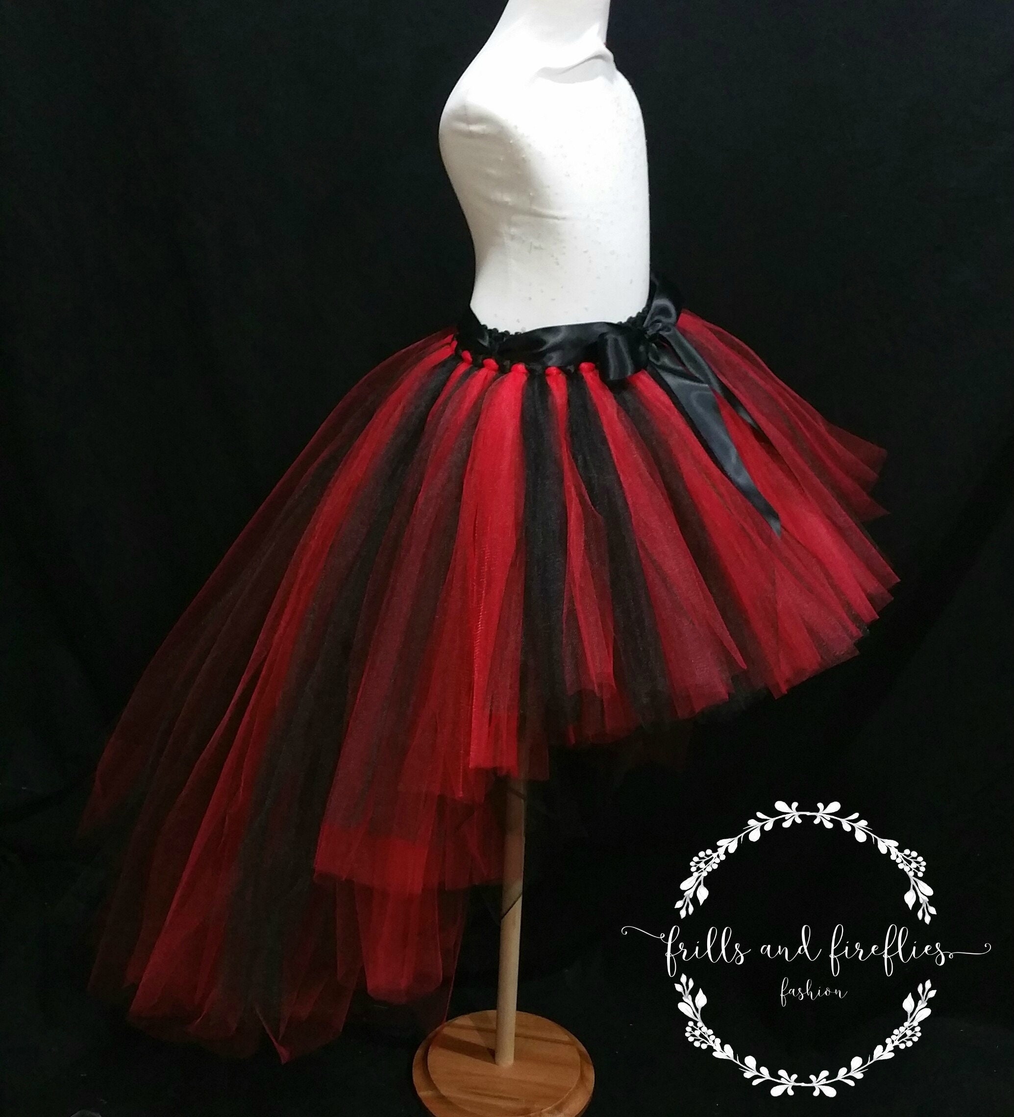 black high low tutu skirt