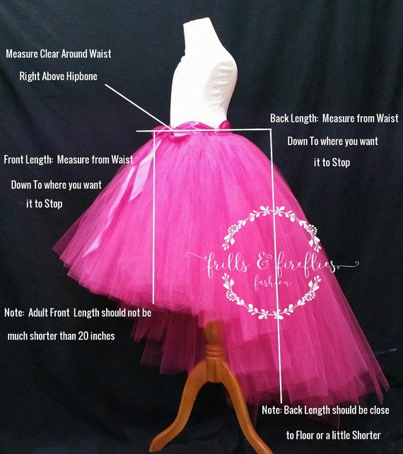 black high low tutu skirt