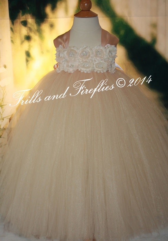 shabby chic flower girl dresses