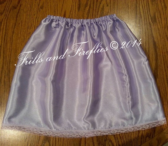 knee length slip skirt