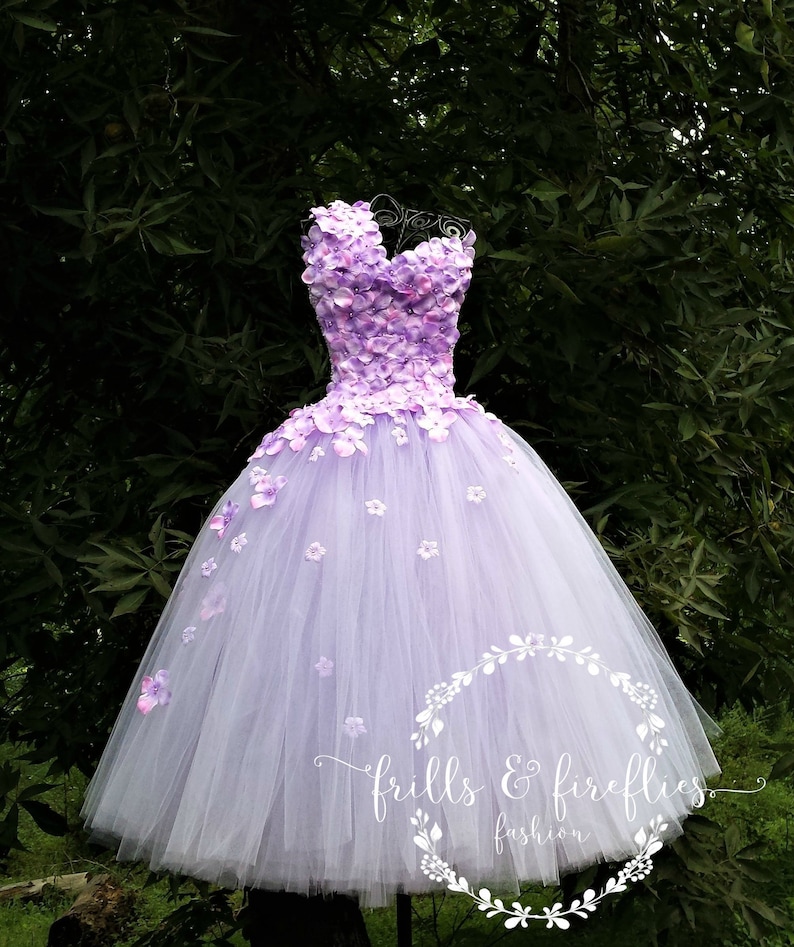 Wedding Dresses with Lavender Accent