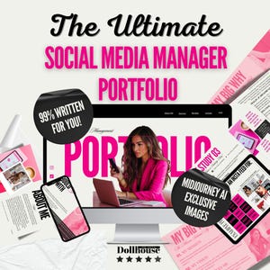 Najlepszy szablon portfolio menedżera mediów społecznościowych