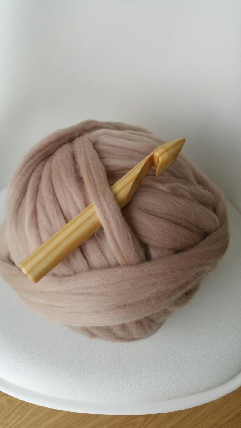 Giant crochet hook size 50 25mm diameter for chunky crochet Etsy