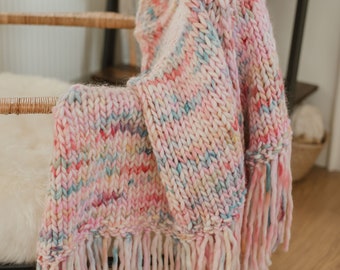 Carrie Blanket Shawl Merino Wool